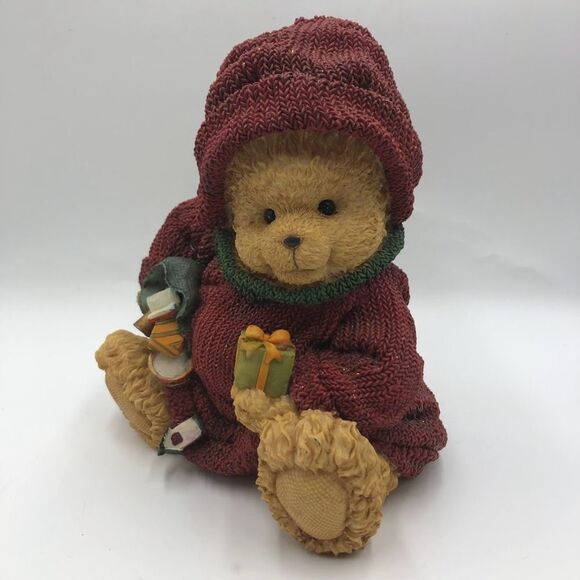 Vintage 2002 Don Mechanic Enterprises Rare Christmas Bear Figurine Tabletop - Picture 3 of 13